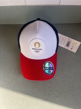 Paris 2024 Tricolor Baseball Cap - Red, White & Navy New